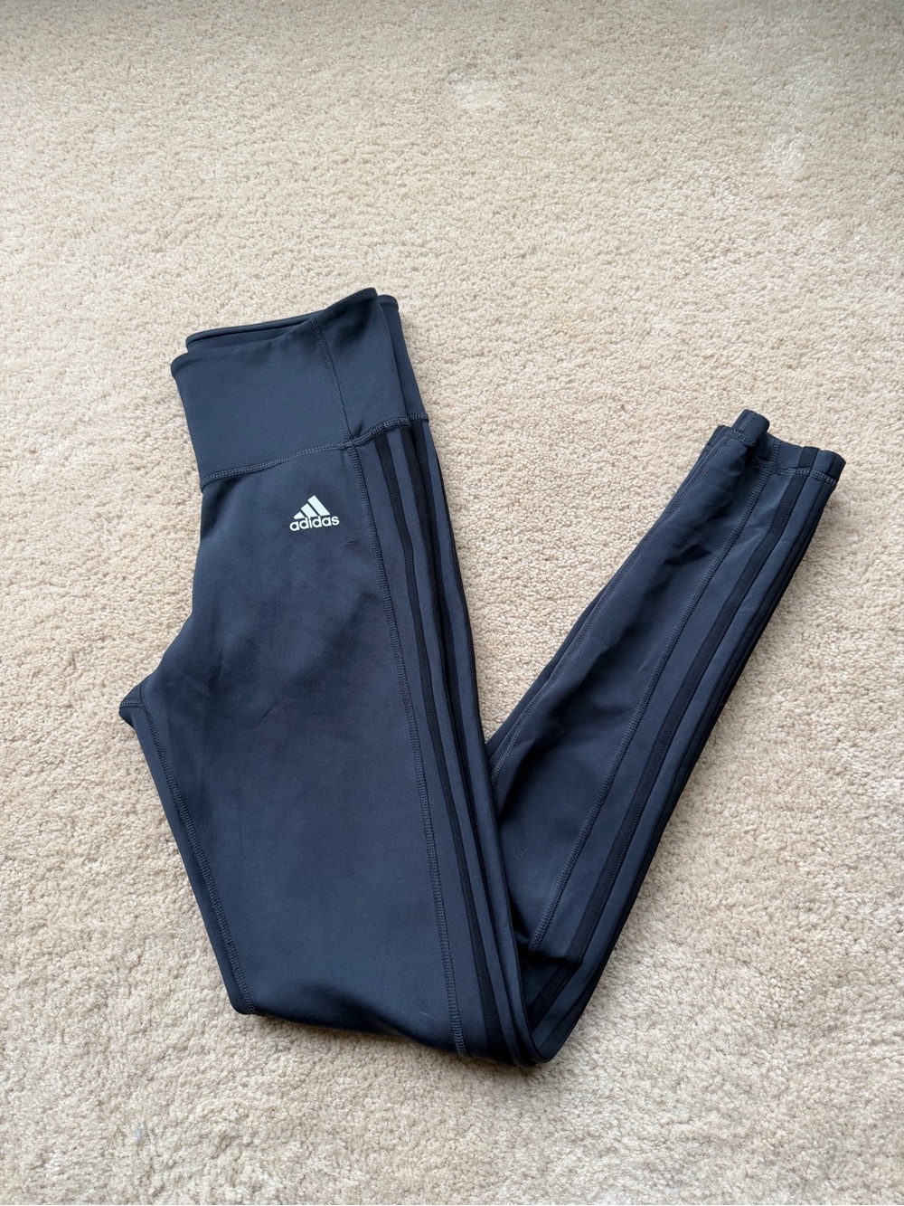 Adidas Climalite Black Athletic Leggings - Sz S - VGUC